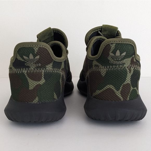 Adidas Tubular Shadow Green Camo Slip-On Athletic Sneakers Women's 7 - Picture 8 of 9